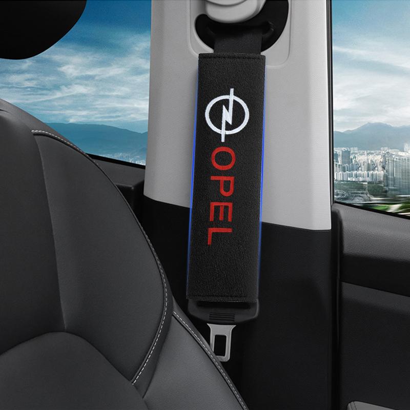 2Pcs Car Seat Shoulder Belt Cover Protector Pad Auto Accessories For Opel Astra J G Insignia Corsa D Vectra C Zafira a Auto Gadgets