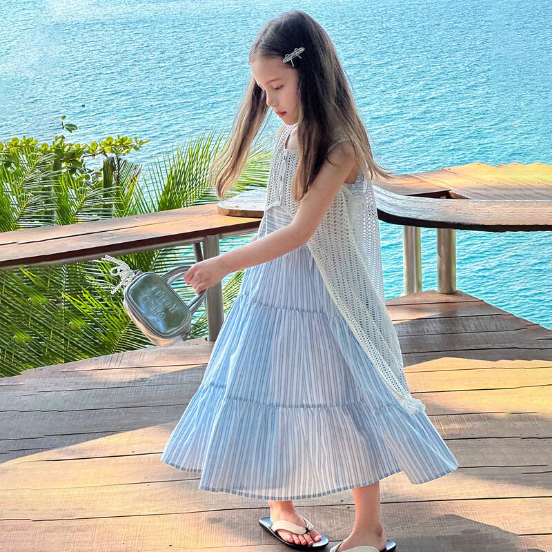 Tutu Elefant Mädchen Reines Baumwollkleid & Bluse Zweiteiliges Set