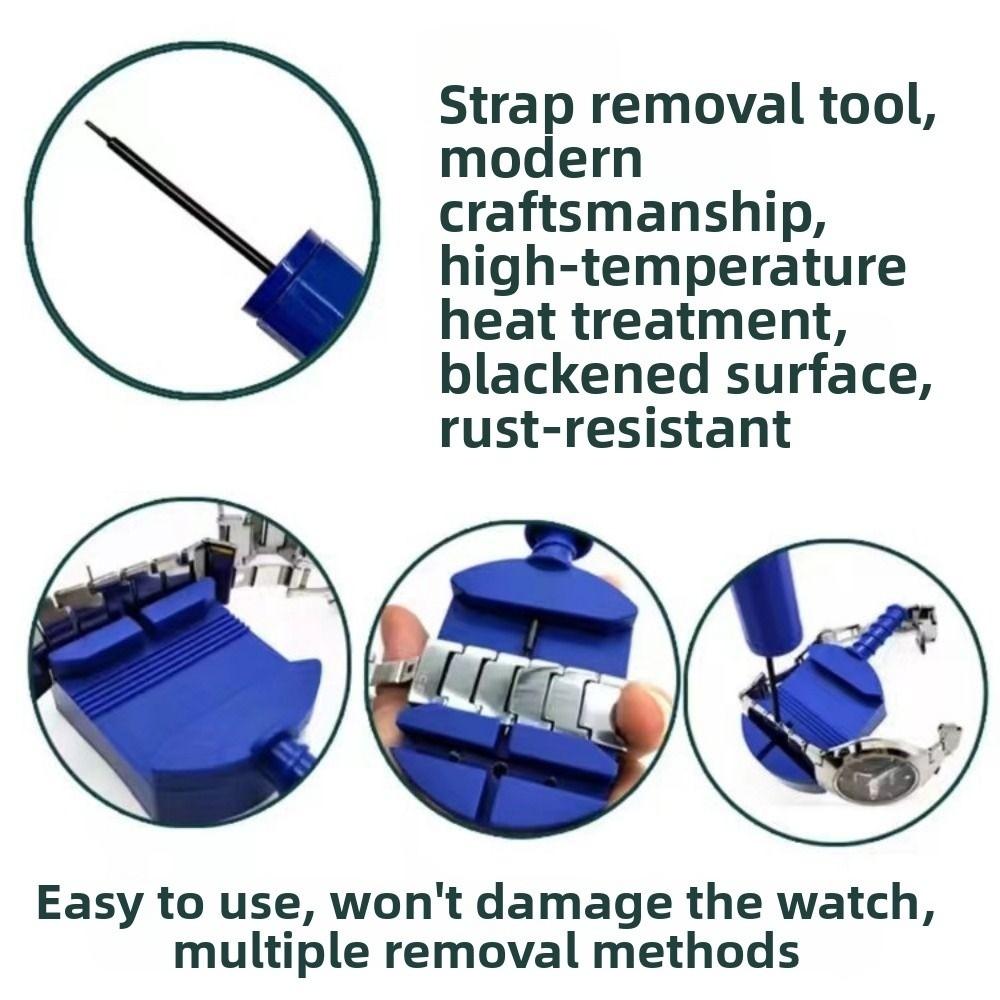 52Pcs/set Pin Extraction Strap Chain Pin Remover Watch Band Strap Adjustment Strap Maintenance