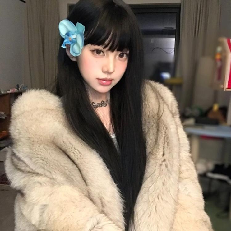 Süße Mädchen Niedlich Floral Blume Haarspange Harajuku Orchideen Haarspange für Pony