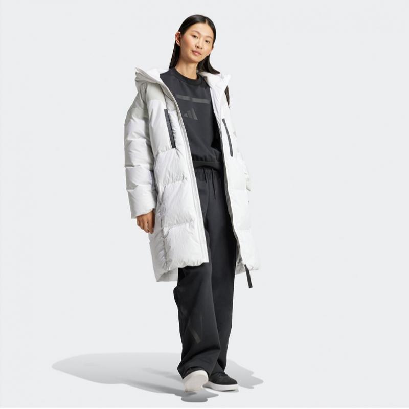 Adidas Myshelter DoWn Dlouhá Polstrovaná Parka W   Core White Iz4622