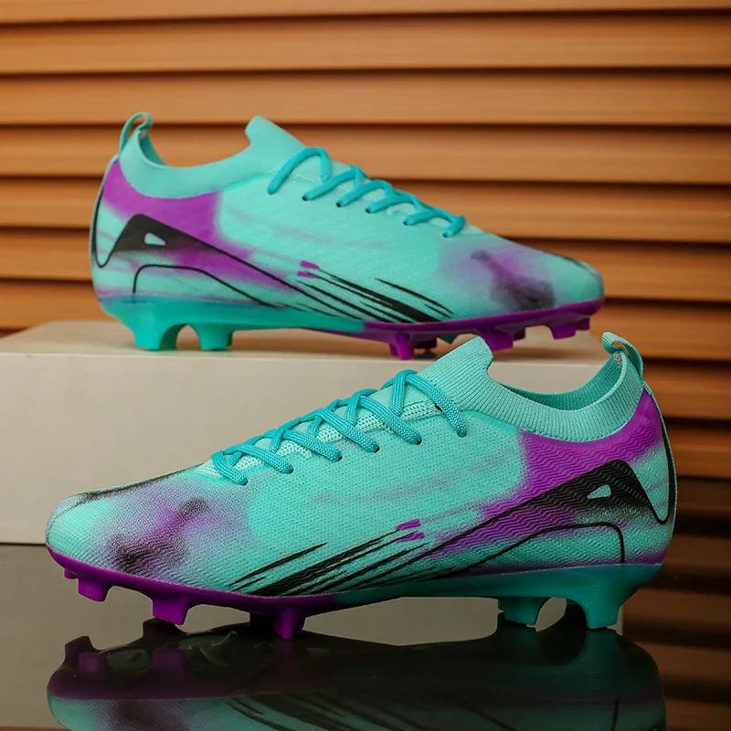 

Men s New Non-Slip Soccer Shoes Training FG Top Quality Sneakers Football Boots Cleats Wholesale Drop Shipping Unisex Adult 35