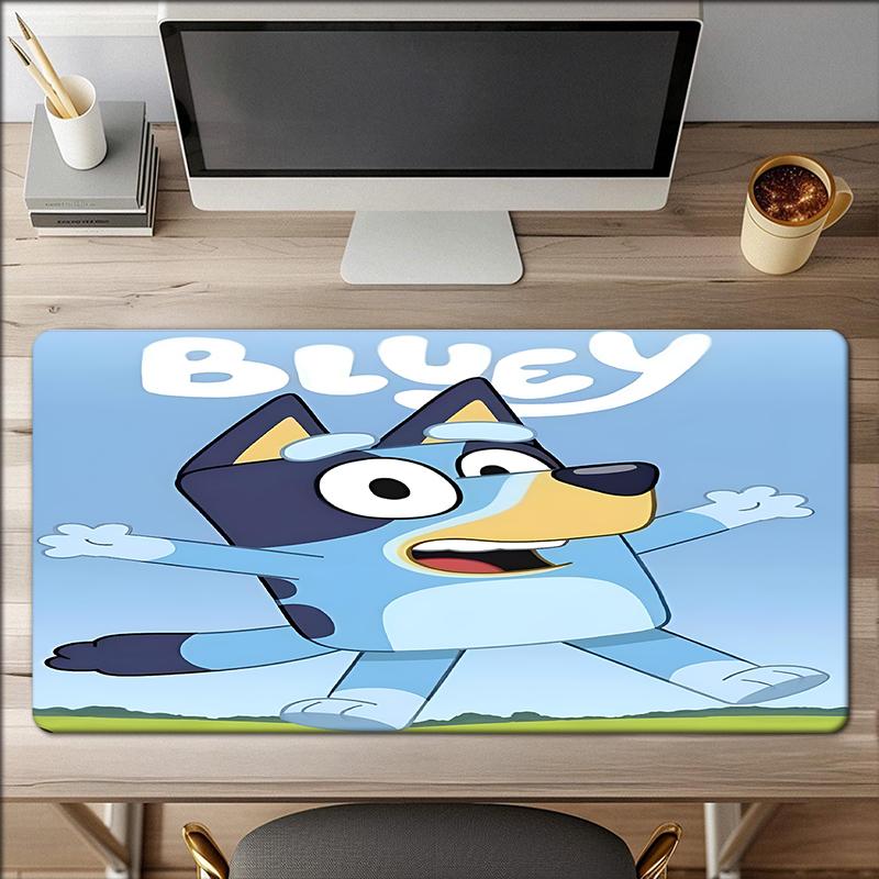 Bluey Theme Mouse Pad, Non Slip Rubber Base, Multifunctional Office & Home Decor, Perfect for Workspace Personalization.