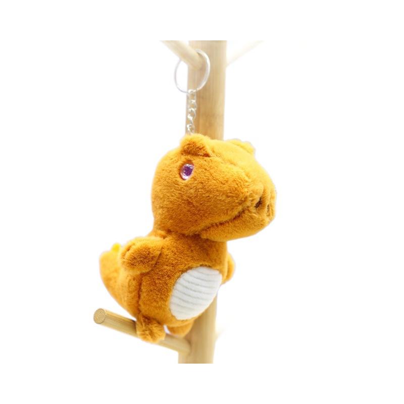 New Dinosaur Plush Toy Cute Dragon Doll Pendant Car Keychain Bag Hanging Ornament Grab Machine Doll