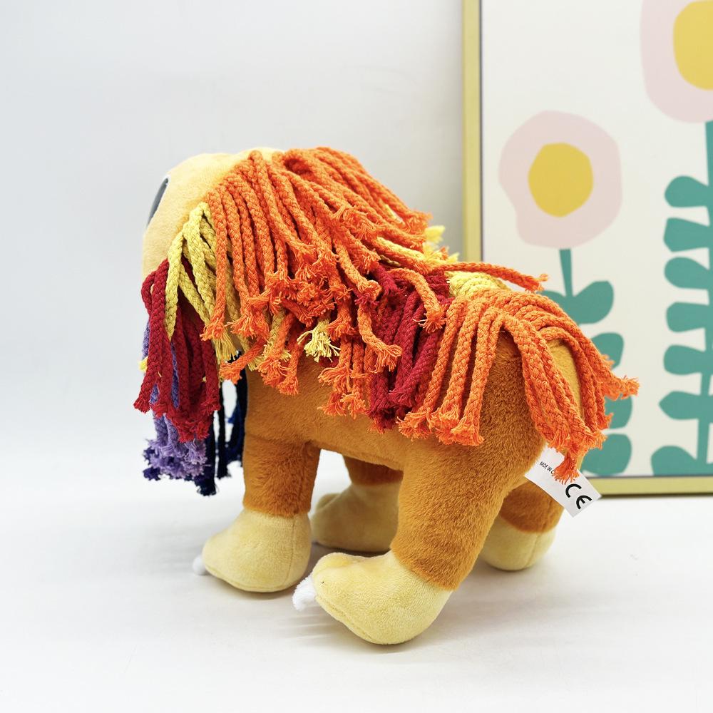 Yarnaby Plush Bobby Colorful Lion Toy Doll