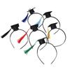 10Pcs Mini Bottle Topper Hat Creative Cupcake Doctoral Decoration Graduation Season Souvenir Ornaments Birthday Party Decoration
