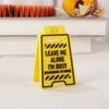 Funny Cat Vomit Caution Sign, Humorous Desk Sign For Cat Lovers Office Decor Unisex Gift For Coworkers Versatile Room Decor