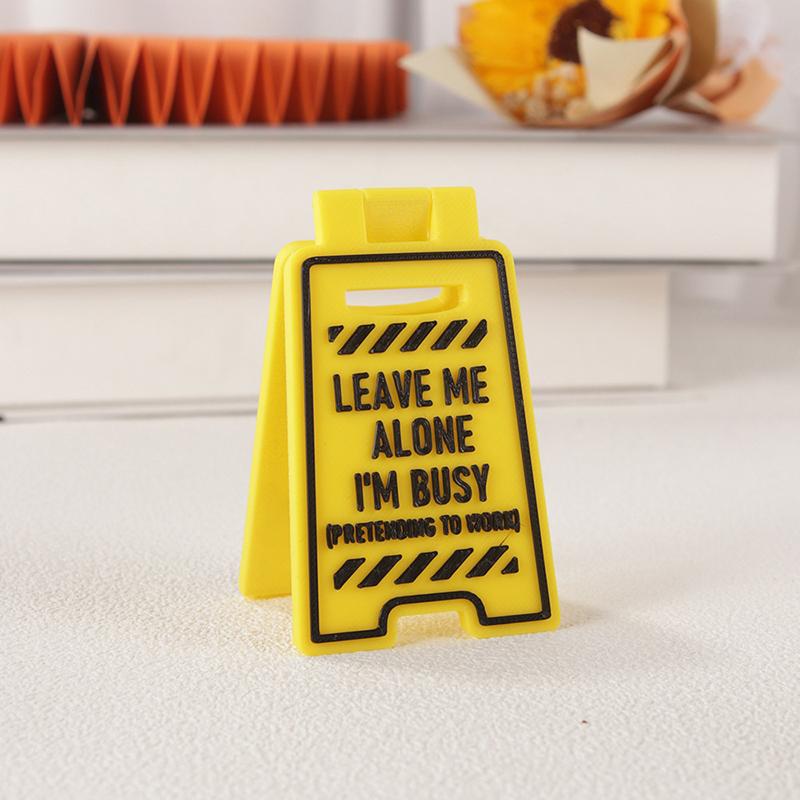 Funny Cat Vomit Caution Sign, Humorous Desk Sign For Cat Lovers Office Decor Unisex Gift For Coworkers Versatile Room Decor