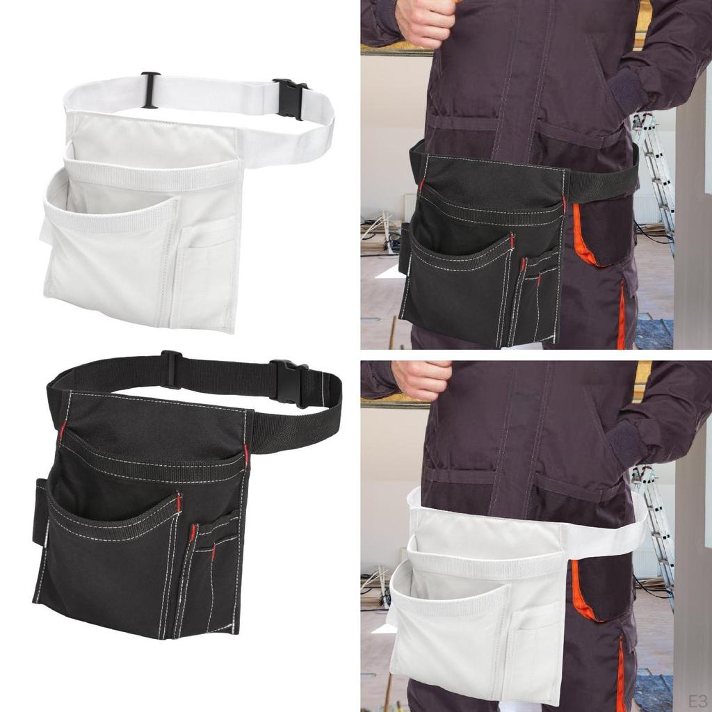 Verstellbare Gartengeräte-Organizer-Hüfttasche mit Beutel. Elektriker's Schürze für Klempner,