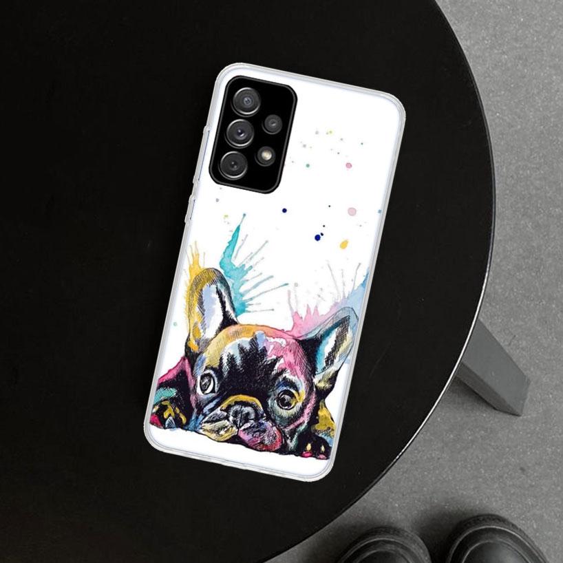 

French Bulldog Dog Animal Phone Case for Samsung Galaxy A17 A16 A26 A36 A56 A57 A37 A15 A25 A35 A55 A14 A24 A34 A54 A13 A23 A33 Samsung A16