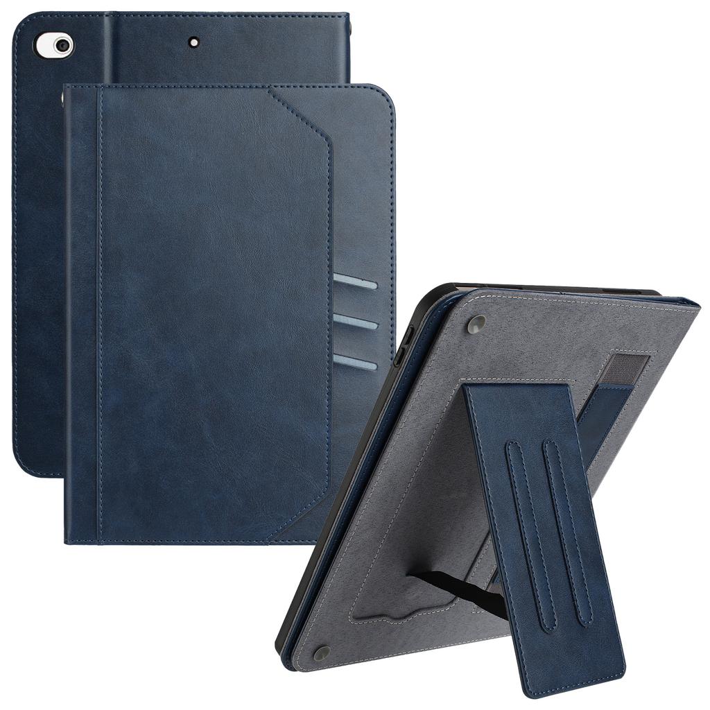 For iPad Mini (2019) 7.9 inch/4/3/2/Mini Wallet Case Auto Wake/Sleep Leather Flip Tablet Cover Cowhide Texture