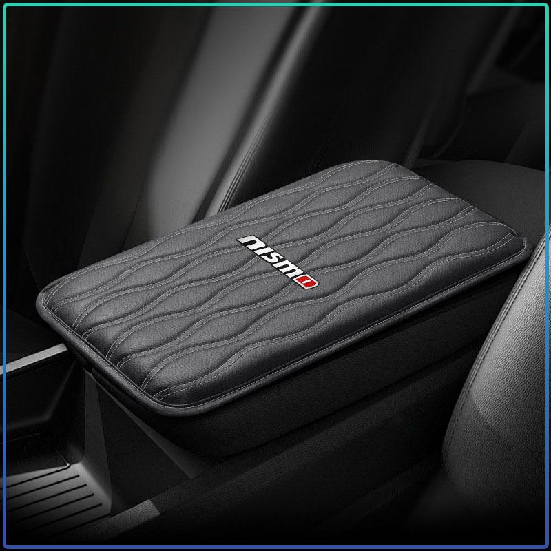 Auto Mittelkonsolenabdeckung Leder Armlehnenmatte Armaufbewahrungsbox Matte Für Nismo Nissan 370Z Coupe Roadster Z34 2009-2020 GTR Juke