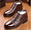 Fashion Winter Cotton Shoes Waterproof Thickened High Cut Simple Comfortable Cotton Boots Daily Anti Slip Wear-resistant Men's Shoes