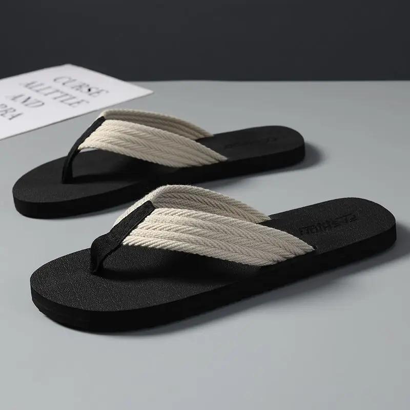 Fashion Male Slipper Slides Sabot Flip Flops Soft Eva Platform Outdoor Men's Shoe Shiatsu Mascullino 2025 Fashion Adult Elegant Style