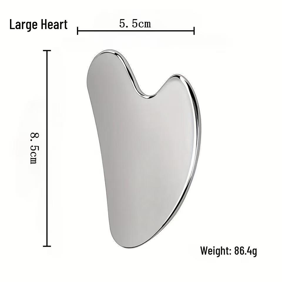 Stainless Steel Gua Sha Scraper: Face & Body Muscle Relief Tool