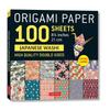 Origami Paper Japanese Washi: Extra Large Double-sided Origami Sheets Printed With 12 Different Designs - Instructions for 5 Projects Included