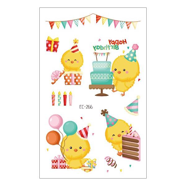 Children's Waterproof Princess Cartoon Tattoo Stickers for Birthday Parties