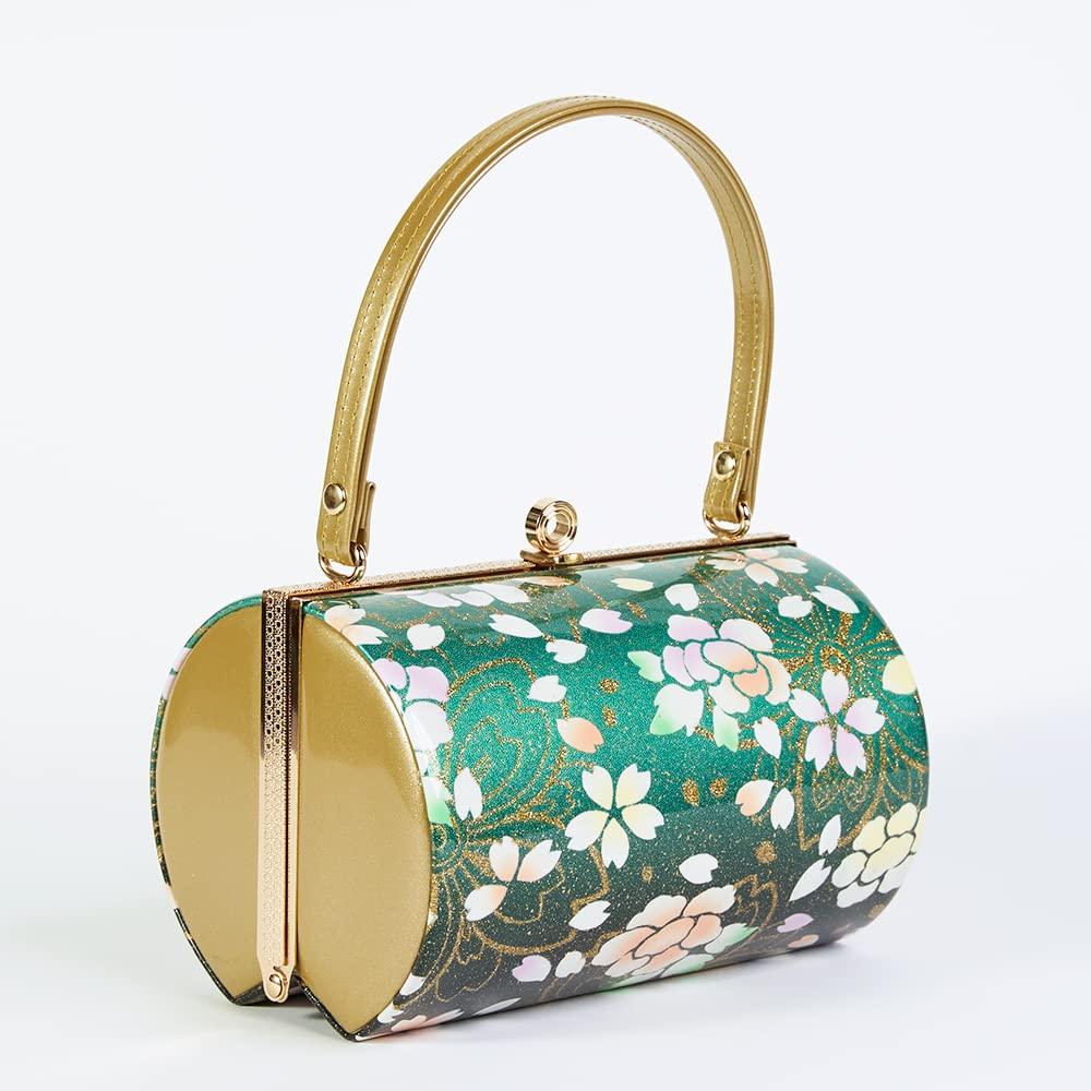 Zori Tasche Abschluss Grün kj06X01Y02 [watmosstyle] Set, Furisode, Hakama, Volljährigkeitszeremonie, Zeremonie, Hochzeit,