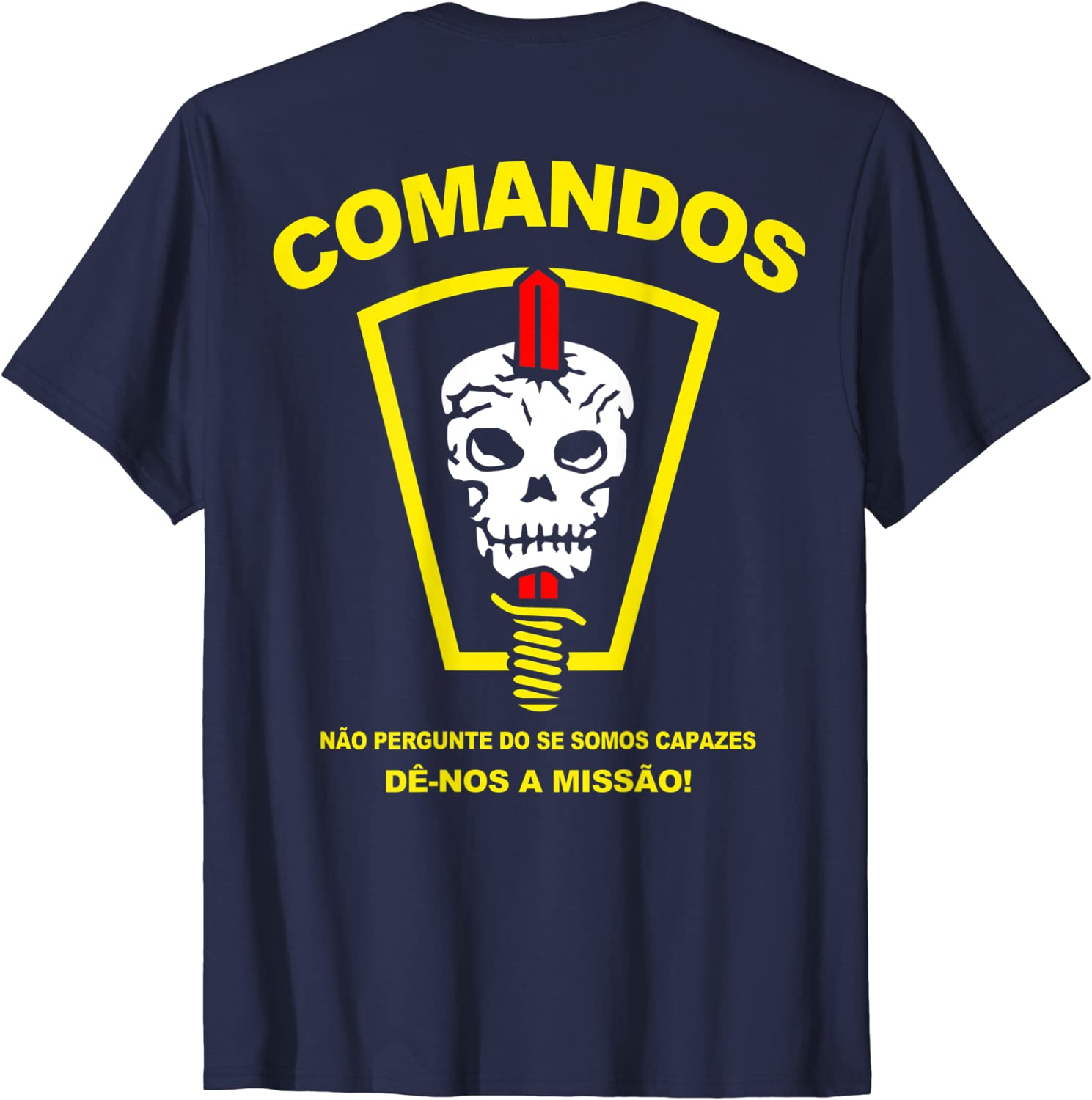 Brazil Army Comando Special Forces Men T-shirt Short Sleeve Casual 100% Cotton O-Neck Summer Shirt S