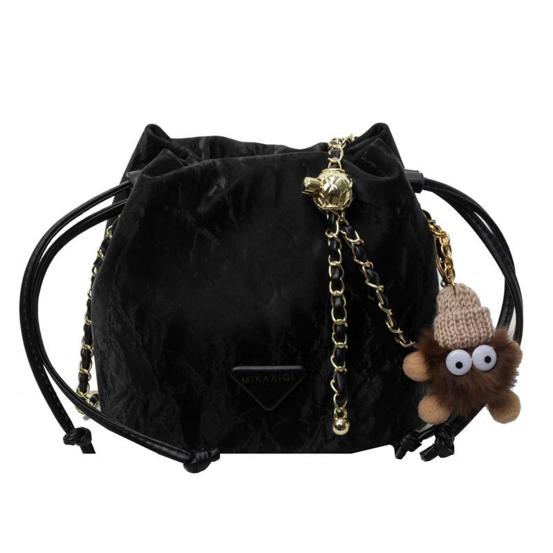 

Сумка-цепочка Сумка через плечо Новая мода Универсальная повседневная сумка no pendant чёрный