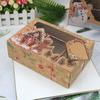 Christmas Style Kraft Paper Gift Boxes (3pcs) - For Cookie, Candy & Dessert Wrapping
