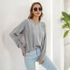 Women's European-American Loose Knit Cable Sweater - Long Sleeve, Autumn/Winter