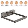 Telescopic suction cup storage rack folding clothes dryer retractable wall mount ABS material reinforced aluminum alloy