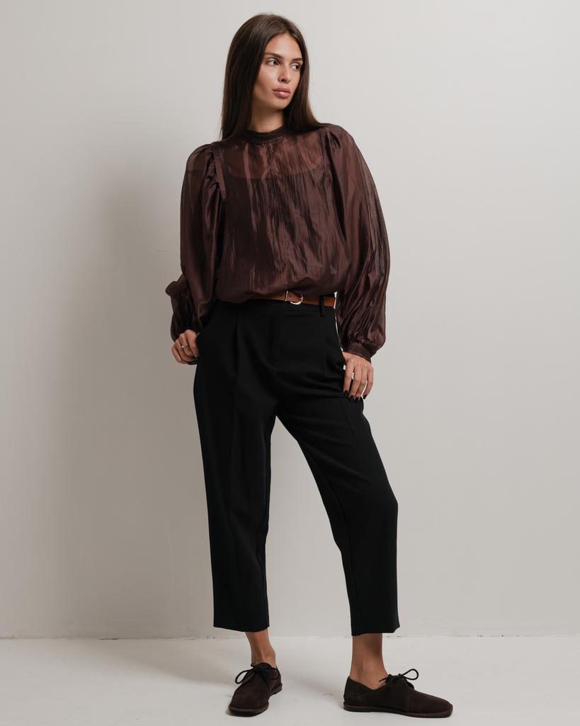 Women's Blouse Phardi 3061 36 Chocolate