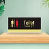 Acrylic Public Restroom Sign (5-pack)