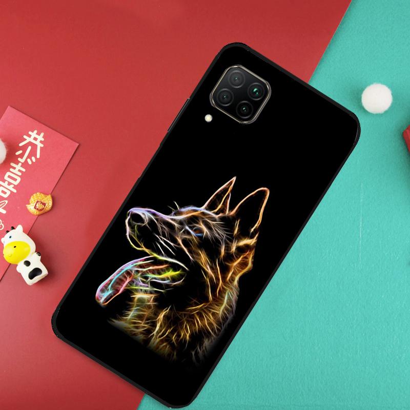 German Shepherd Dog For Huawei Nova 12S 9 10 SE 7i 8i 11i 12i Y60 Y61 Y70 Y72 Y73 Y90 Y91 P20 P30 P40 Lite Case