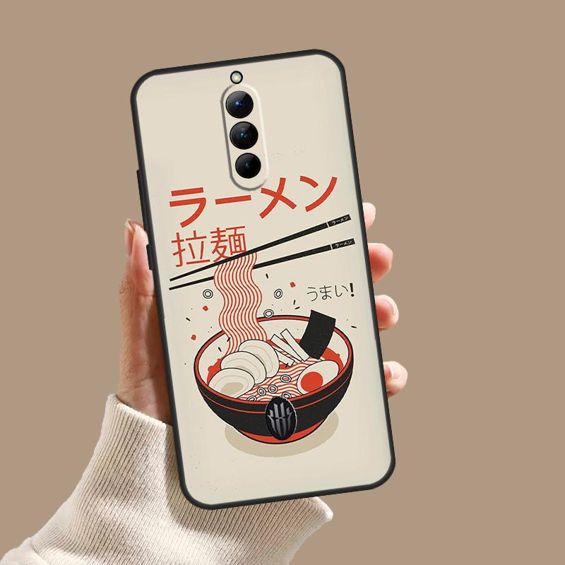Ramen Cat Japanese Art Case For ZTE Nubia Red Magic 10S 9S 8S 8 9 10 11 Pro Plus 6 7 6S 7S Pro 5G 6R 10 Air Cover