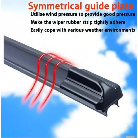 For VW Tiguan 2007- 2014 2015 2016 2017 2018 2024 2pcs Front Windshield Windscreen Wiper Blades