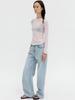 Leubieleu Wide Fit Denim Pants (Light Blue)