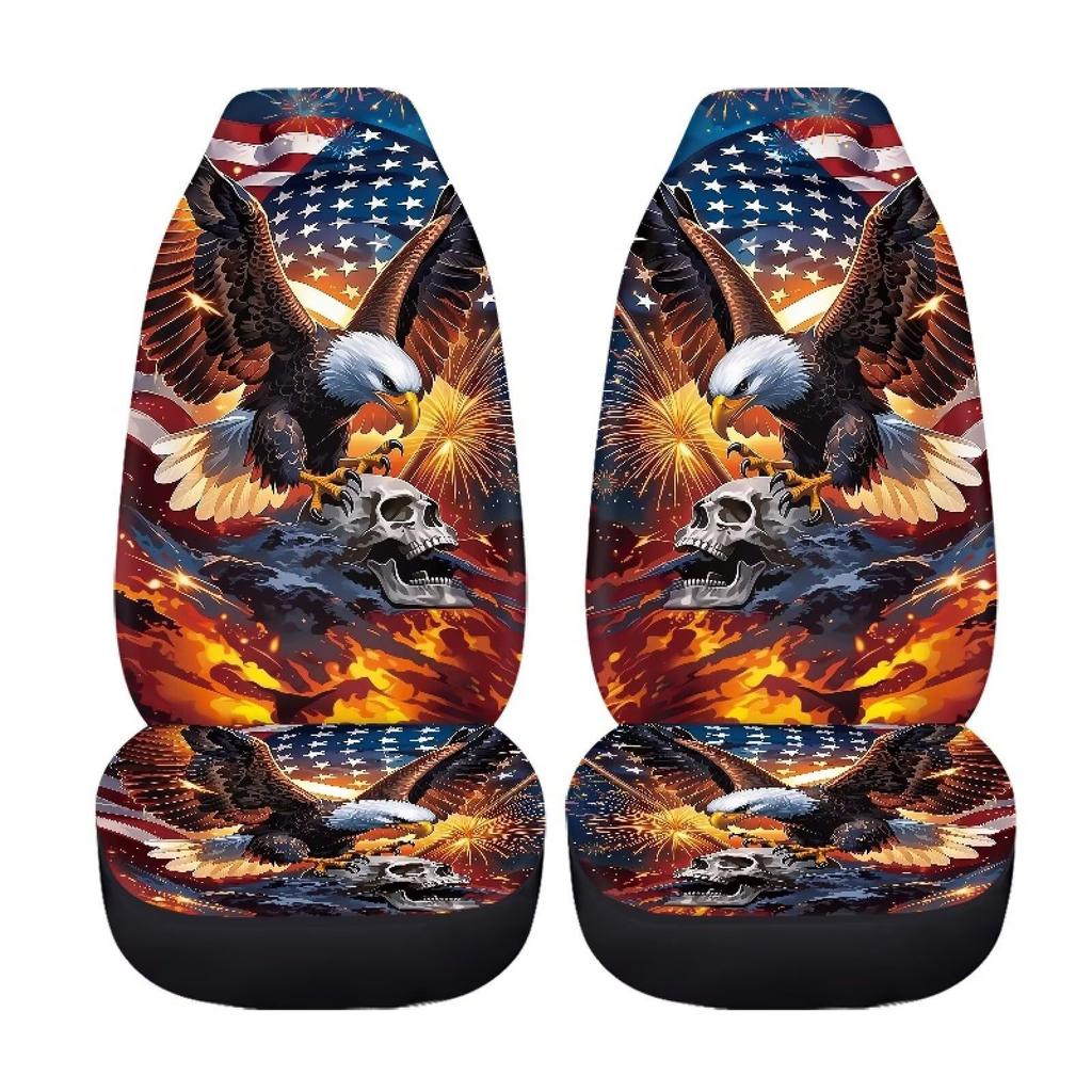 Car Seat Cushion Fully Enclosed Mandala Flower Car Seat Cushion Universal Four Seasons Car Seat Cover