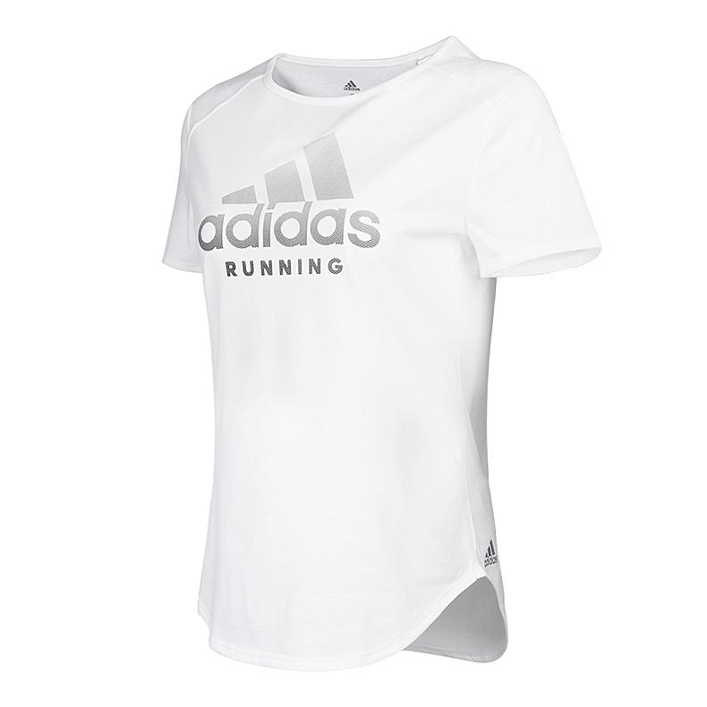 Adidas Lifestyle Series Rs Soft Tee Running Pullover Round Neck Short Sleeve T-Shirt Women Tops White DJ3030