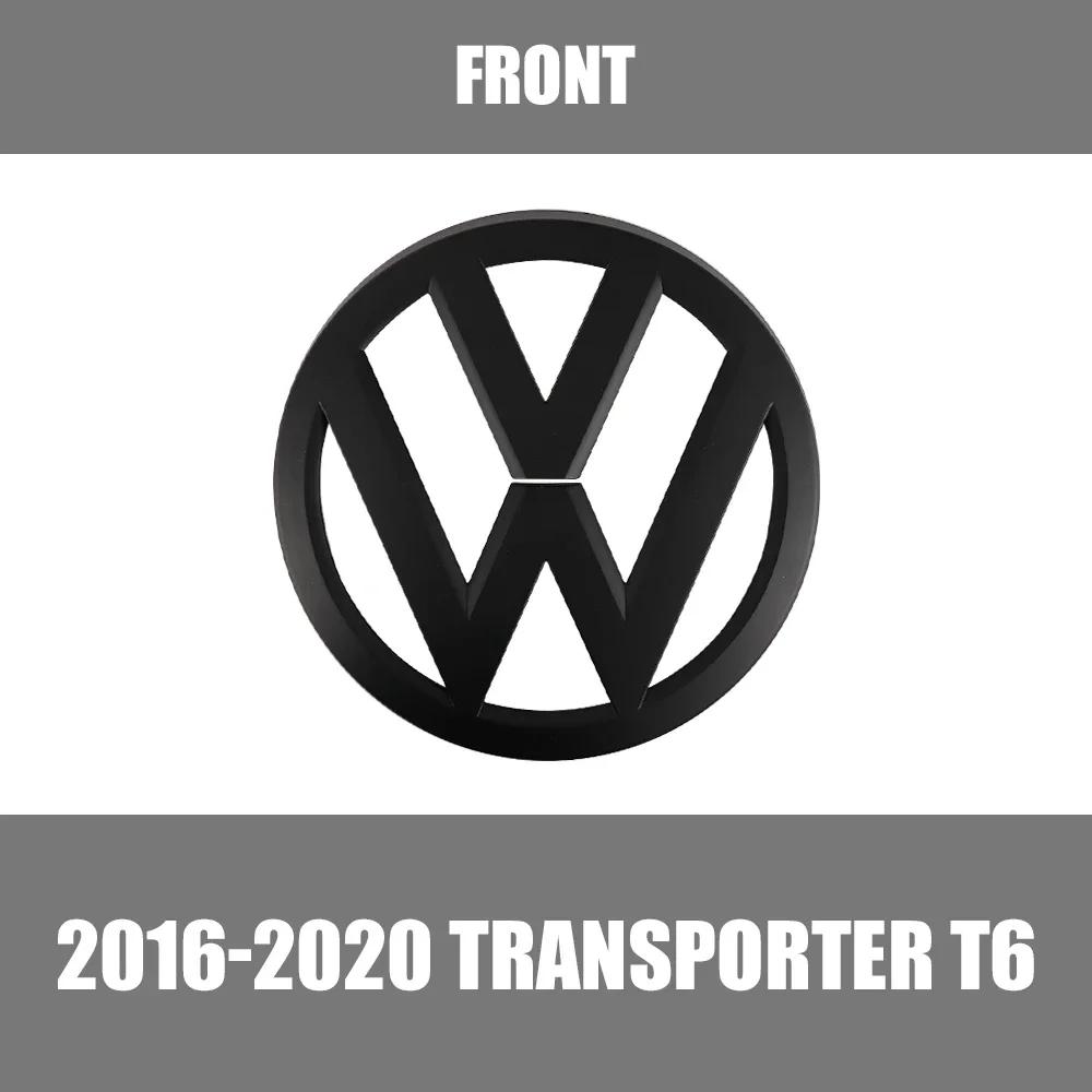 For VW For Volkswagen VW Transporter T6 2020 2019 2018 2017 2016 3D ABS Car Hood Front Bonnet Grill Rear Trunk Emblem Logo Ba CWV1