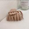 Extra Large Durable Pumpkin Claw Clip for Thick Hair - Wide, Non-Damaging Rubber Grip