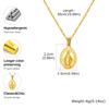 Gold Plated Virgin Mary Pendant Necklace For Women Stainless Steel Chain Choker Necklaces Religious Pray Jewelry Gift