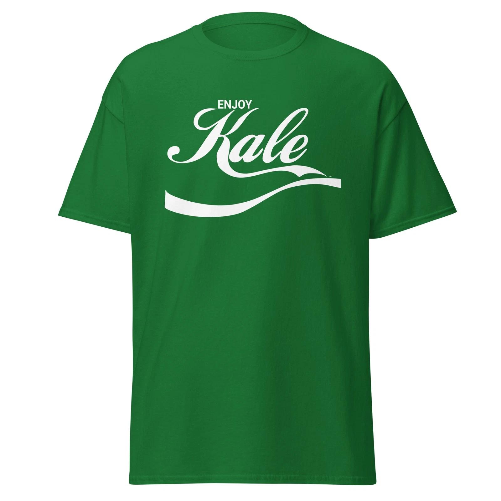 Enjoy Kale - Funny Vegetarian And Vegan Parody Shirt, Unisex 4XL
