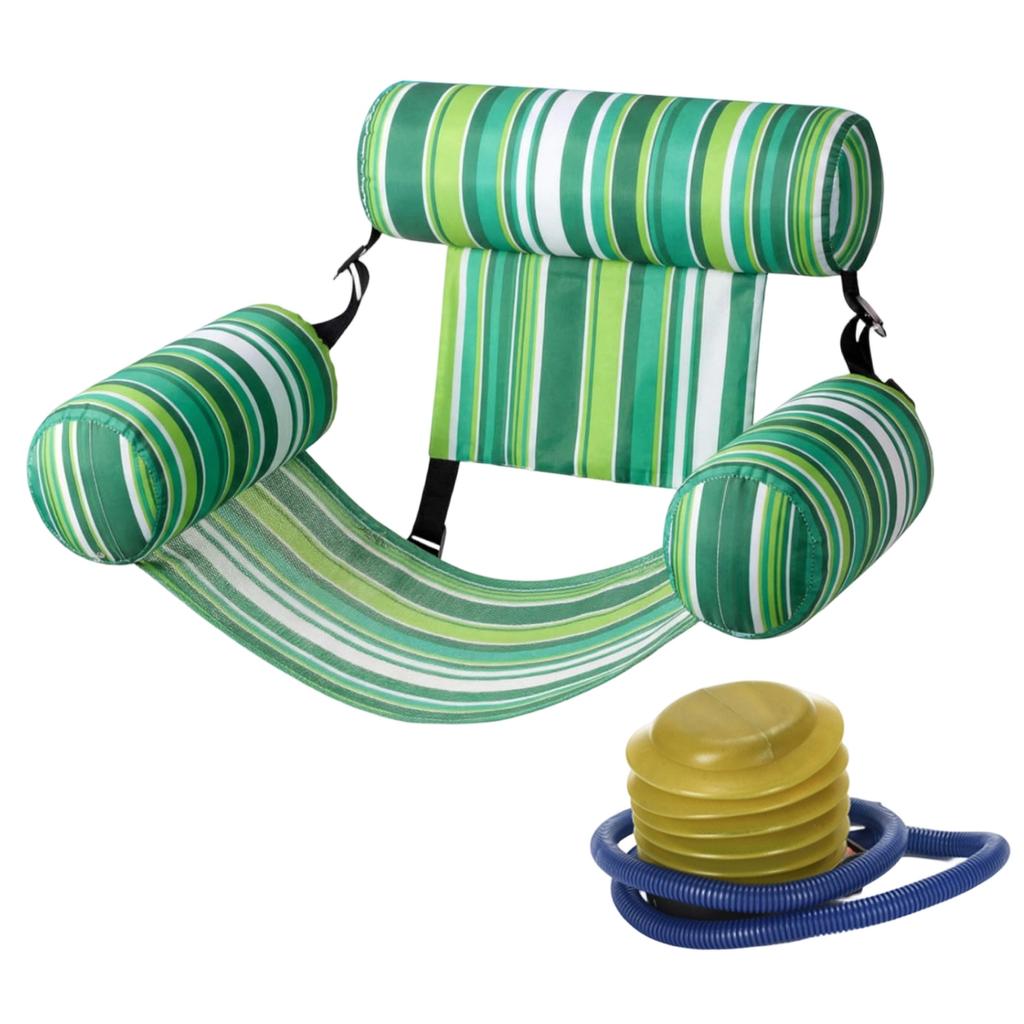 Floating Chair With Backrest, Armrests, And Inflatable Float. Suitable For, Beaches, And Hot Springs. Comfortable, Supportive, Ergonomic Design,