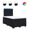 Maison Exclusive - Bettlattenrost mit Matratze Schwarz 120x200 cm Samt