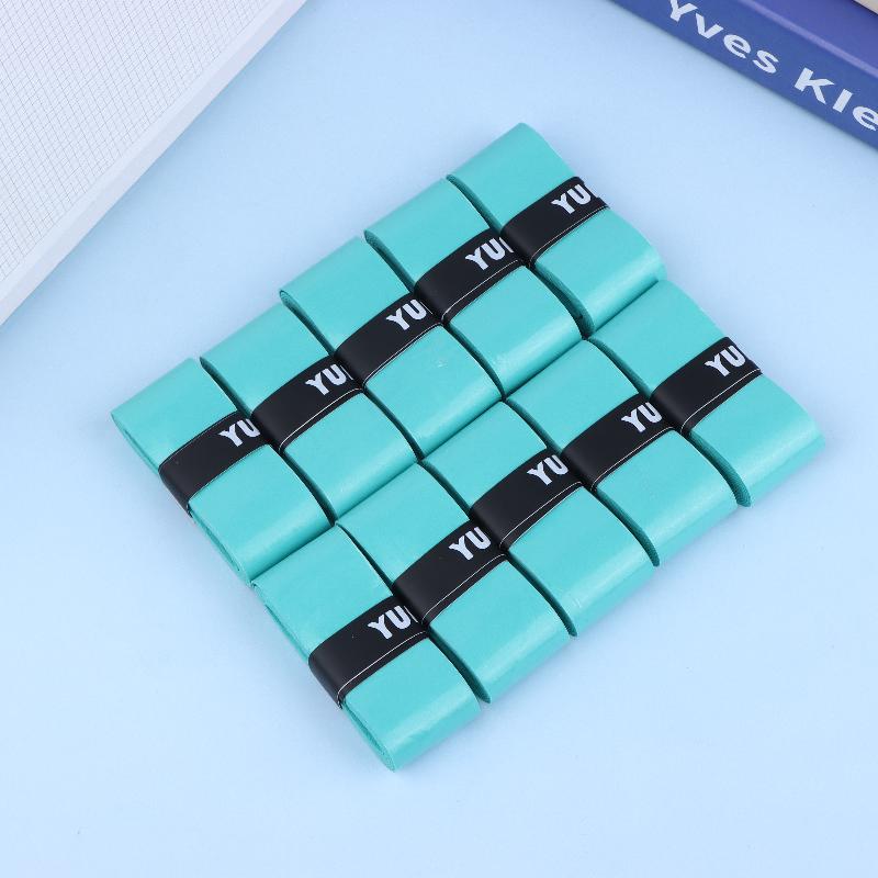10Pcs Shock Absorption Sticky Tennis Racket Over Grip Anti-Slip Grip Tape Sport Fishing Rods Sweatband Headband Accessory