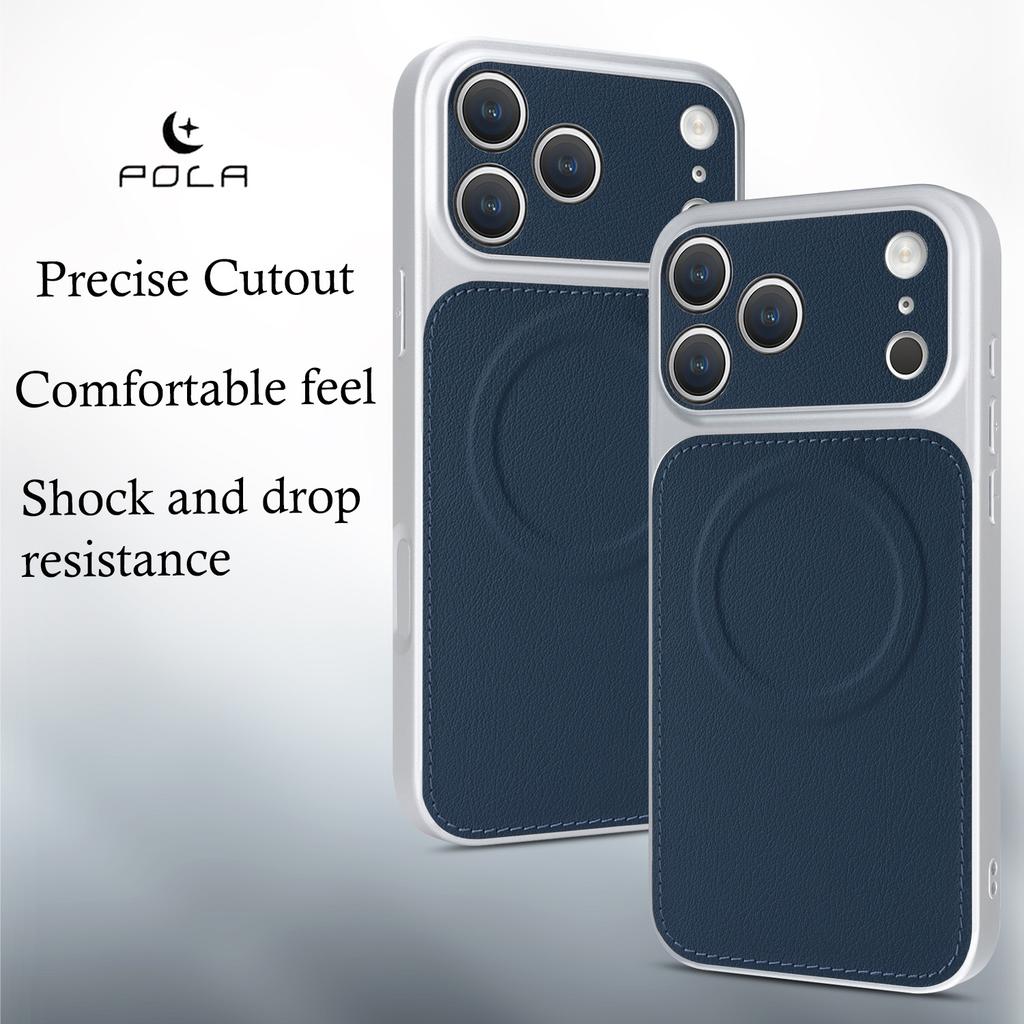 Applicable to iPhone17 mobile phone case 16Pro second sticker, magnetic wireless charging, anti-drop protective case 15Plus