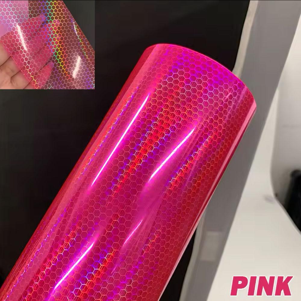 Car Sticker Headlight Lamp Film Auto Laser Honeycomb Taillight Lamp rhombus protective film Waterproof  Self-Adhesive Stickers