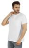 Inkmeso Solides Henley-T-Shirt für Herren Baumwolle Kurzarm T-Shirts Tasche