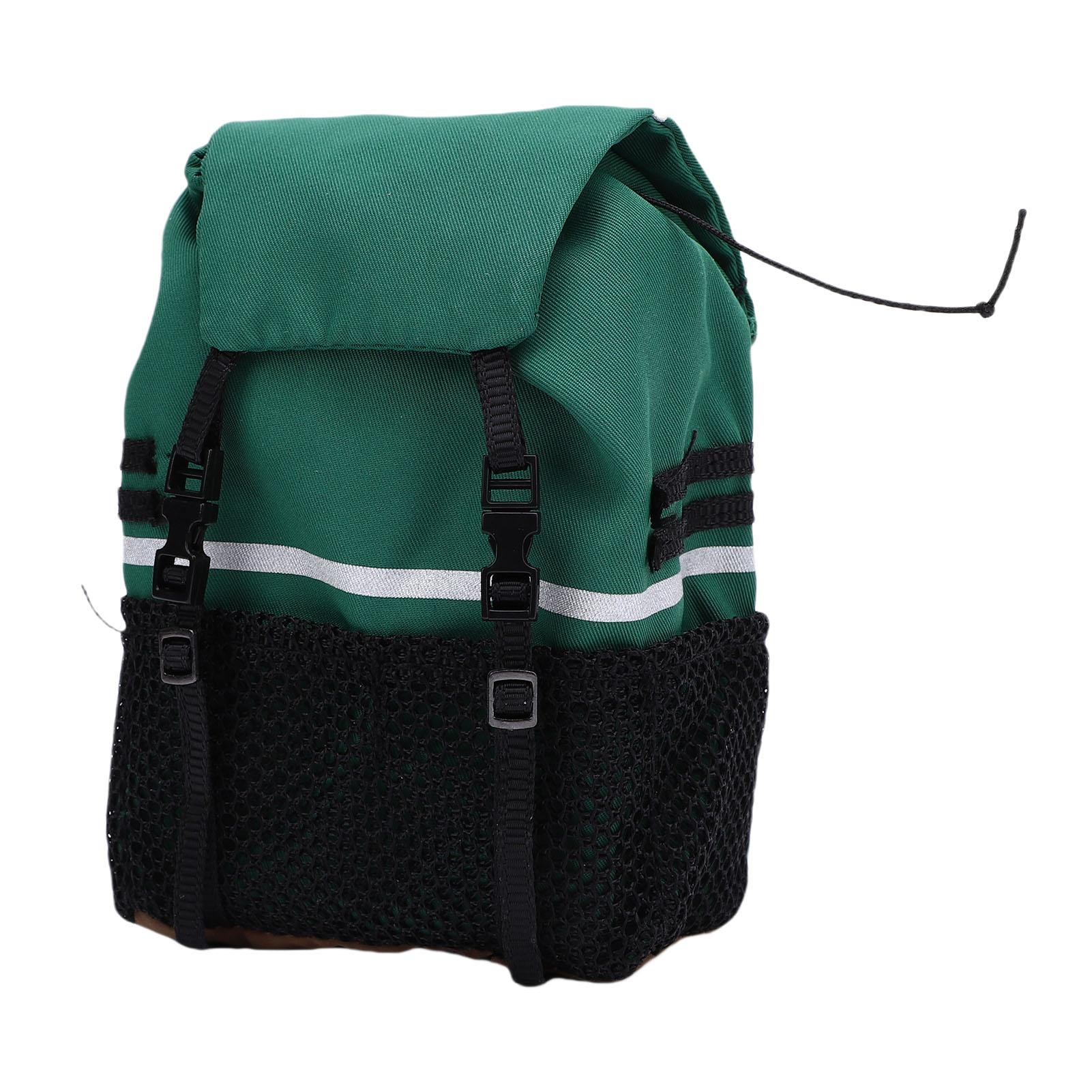 

RC Simulation Backpack Fit for SCX10 1 8 1 10 RC Crawler Car Oxford Cloth RC Simulation Luggage Bag Decoration Yellow Green зелений