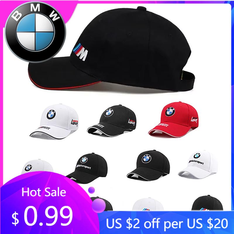 2026 Autoaufkleber BMW Baseballkappe Outdoor Sommer Sportkappe Bestickt Herren Damen Baseballkappe für BMW M POWER X3 X5 X6 E90 E70