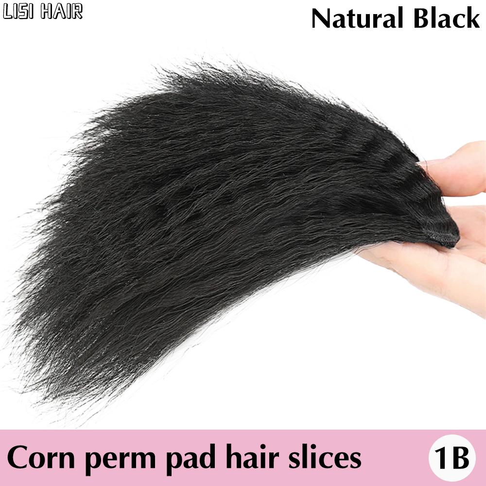 MERISIHAIR Syntetické a kukuřičné vousy textura paruka klip v horní části lebky pro ženy cosplay oblečení