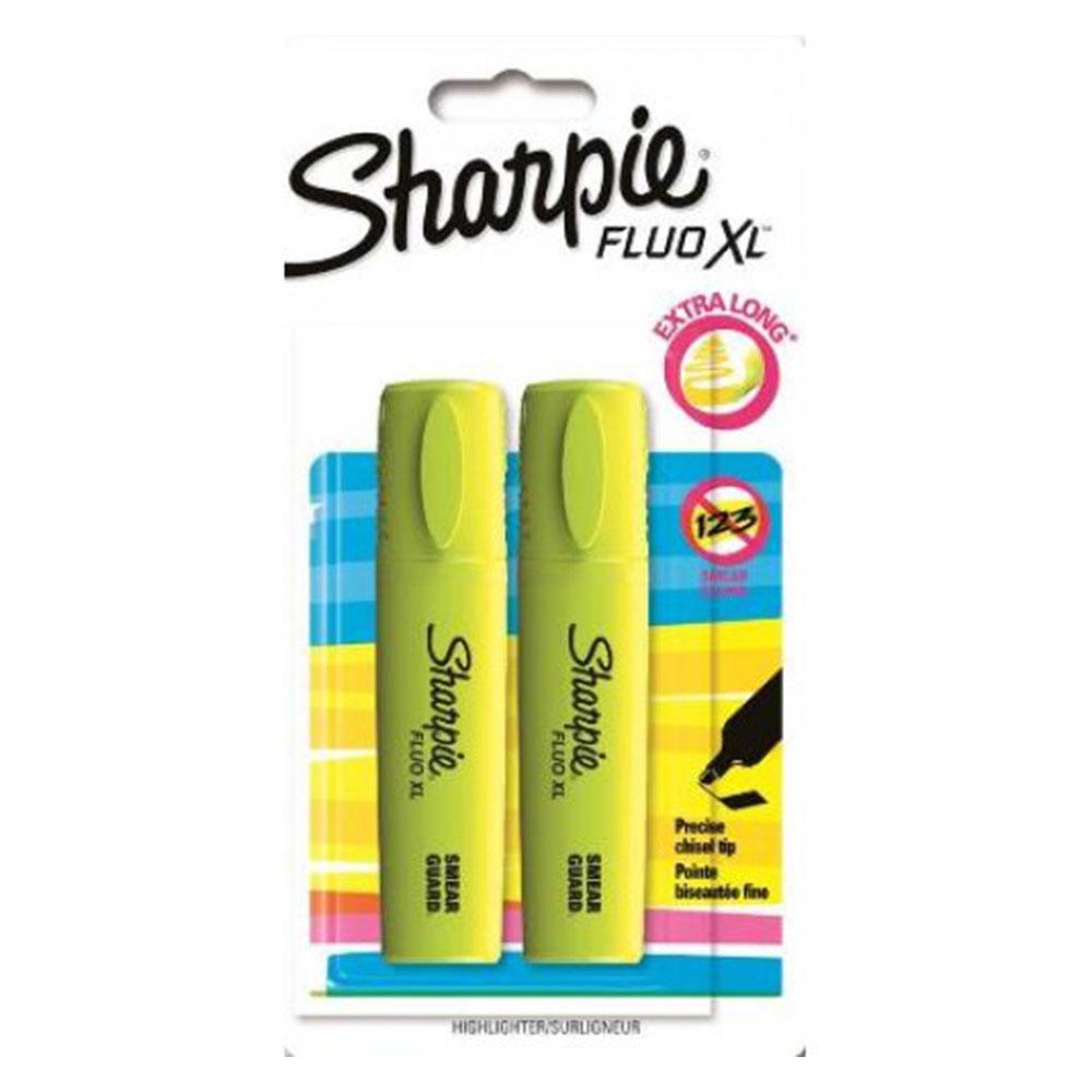 Sharpie plokšti žymekliai 2 vnt. (Geltona)