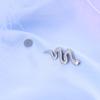 Trendy Snake-Shaped Stainless Steel Magnetic Ear Clip Earrings